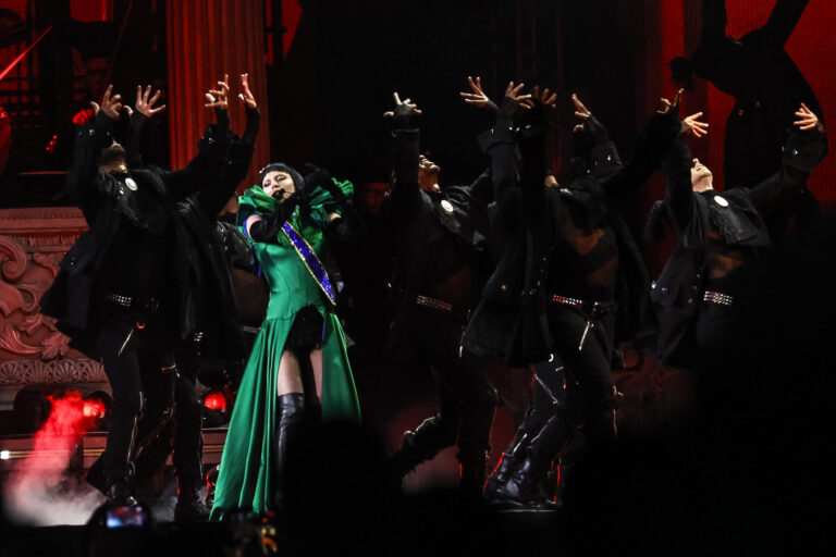 Lady Gaga se presenta en un concierto en Río de Janeiro, Brasil